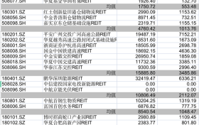 25只公募REITs一季报扫描：交通设施板块盈利能力最强，华安张江光大REIT成唯一亏损项目